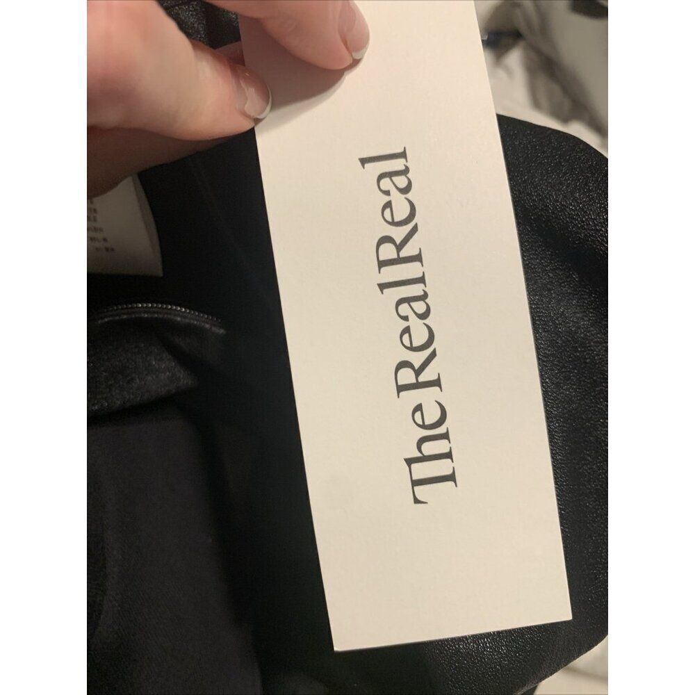 Iro Authentic Solid Black Genuine Lamb Leather Hi… - image 8